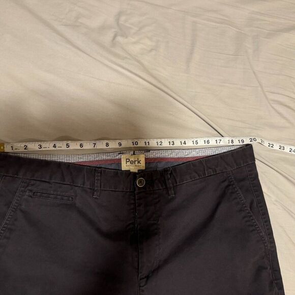 Perk Clothing Men’s Feel Good Chinos - Navy Blue, Size 40x32, EUC - Picture 2 of 6